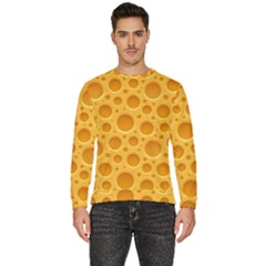 Cheese Texture Food Textures Men s Fleece Sweatshirt by nateshop