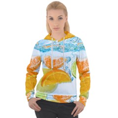 Fruits, Fruit, Lemon, Lime, Mandarin, Water, Orange Women s Overhead Hoodie by nateshop