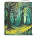 Trees Forest Mystical Forest Nature Junk Journal Landscape Nature 8  x 10  Hardcover Notebook View1