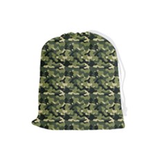 Camouflage Pattern Drawstring Pouch (large) by goljakoff