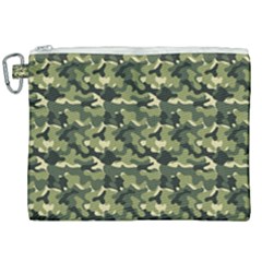 Camouflage Pattern Canvas Cosmetic Bag (xxl) by goljakoff