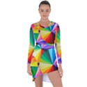 bring colors to your day Asymmetric Cut-Out Shift Dress View1