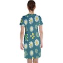 Drawing Flowers Meadow White Short Sleeve Nightdress View2