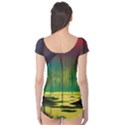 Nature Swamp Water Sunset Spooky Night Reflections Bayou Lake Boyleg Leotard  View2