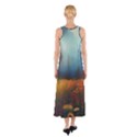 Wildflowers Field Outdoors Clouds Trees Cover Art Storm Mysterious Dream Landscape Sleeveless Maxi Dress View2