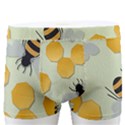 Bees Pattern Honey Bee Bug Honeycomb Honey Beehive Men s Boxer Briefs View1