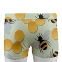 Bees Pattern Honey Bee Bug Honeycomb Honey Beehive Men s Boxer Briefs View4