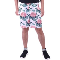 Flowers Hydrangeas Men s Pocket Shorts by Maspions