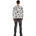 Seamless Pattern With Black White Doodle Dogs Men s Fleece Sweatshirt View4