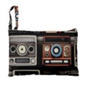 Retro Cameras Old Vintage Antique Technology Wallpaper Retrospective Foldable Grocery Recycle Bag View4