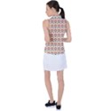 Geometric Tribal Pattern Design Women s Sleeveless Polo T-Shirt View2