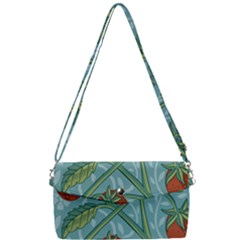 Spring Time Removable Strap Clutch Bag by AlexandrouPrints