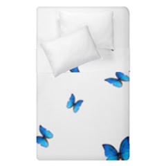 Butterfly-blue-phengaris Duvet Cover Double Side (single Size) by saad11