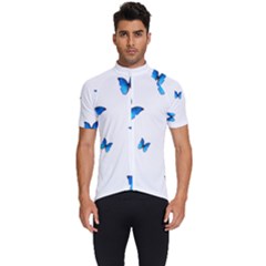 Butterfly-blue-phengaris Men s Short Sleeve Cycling Jersey by saad11