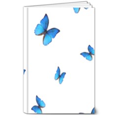 Butterfly-blue-phengaris 8  X 10  Hardcover Notebook by saad11