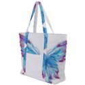 Butterfly-drawing-art-fairytale  Zip Up Canvas Bag View1