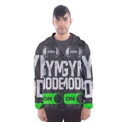 Gym Mode Men s Hooded Windbreaker by Store67