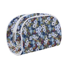 Blue Flowers Blue Flowers 2 Make Up Case (small) by DinkovaArt