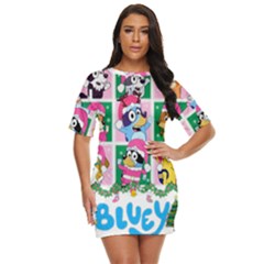 Bluey Christmas Just Threw It On Dress by avitendut