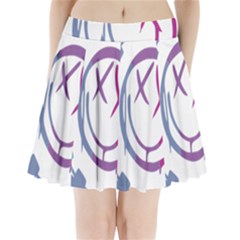 Blink 182 Logo Pleated Mini Skirt by avitendut