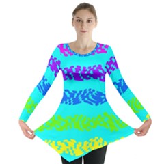 Abstract Design Pattern Long Sleeve Tunic  by Ndabl3x