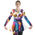 Wild cat Long Sleeve Tunic  View1