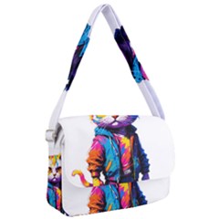 Wild Cat Courier Bag by Sosodesigns19