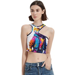 Wild Cat Cut Out Top by Sosodesigns19