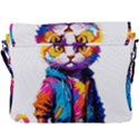 Wild cat Buckle Messenger Bag View3