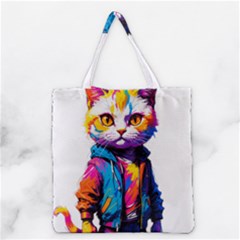 Wild Cat Grocery Tote Bag by Sosodesigns19