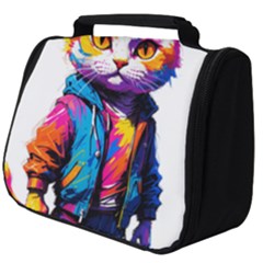 Wild Cat Full Print Travel Pouch (big) by Sosodesigns19