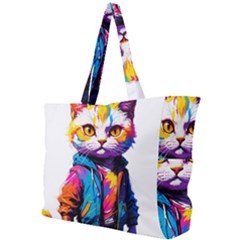 Wild Cat Simple Shoulder Bag by Sosodesigns19