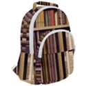 Books Bookshelves Office Fantasy Background Artwork Book Cover Apothecary Book Nook Literature Libra Rounded Multi Pocket Backpack View2