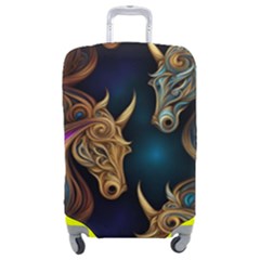 Pattern With Horses Luggage Cover (medium) by 2607694a