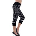 Galatians 5 Lightweight Velour Capri Leggings  View4