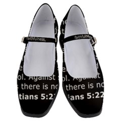 Galatians 5 Women s Mary Jane Shoes by RiverRootz