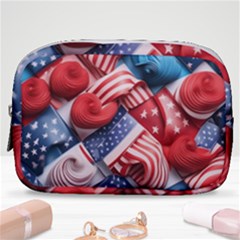 Us Presidential Election Colorful Vibrant Pattern Design  Make Up Pouch (small) by dflcprintsclothing