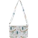 Pattern Sloth Woodland Double Gusset Crossbody Bag View1