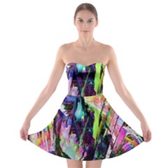 In Orbit Prismatic Strapless Bra Top Dress by MRNStudios