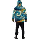 Waves Ocean Sea Abstract Whimsical Abstract Art 3 Men s Ski and Snowboard Waterproof Breathable Jacket View4