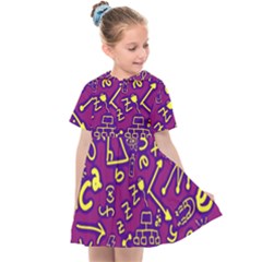 Background Doodles Math Kids  Sailor Dress by Bedest