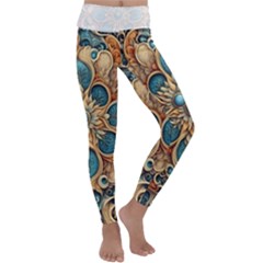 Pattern 1 Muster 7 Kids  Lightweight Velour Classic Yoga Leggings by 2607694c