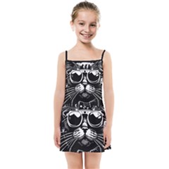 Schwarz Katze Punk Kids  Summer Sun Dress by 2607694c