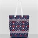 Ukrainian Folk Seamless Pattern Ornament Art Full Print Rope Handle Tote (Small) View2