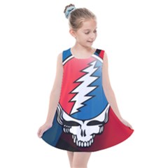 Grateful Dead Big Skull Kids  Summer Dress by Bedest