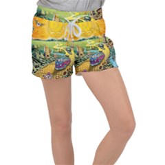 Grateful Dead Golden Road Women s Velour Lounge Shorts by Bedest