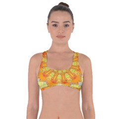 Sunshine-sunny-sun-abstract-yellow - Got No Strings Sports Bra by Ravend