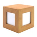 Sunshine-sunny-sun-abstract-yellow - Wood Photo Frame Cube View1