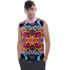 Pink Florales Muster Men s Regular Tank Top by 2607694c