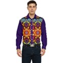 Lila floral blume Men s Long Sleeve Shirt View1